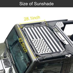 img 2 attached to Sunshade Wrangler Polyester Protection 2007 2017