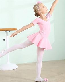 img 3 attached to Toddler Dresses Leotard Costume Gymnastics Sports & Fitness in Other Sports