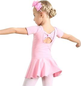 img 4 attached to Toddler Dresses Leotard Costume Gymnastics Sports & Fitness in Other Sports