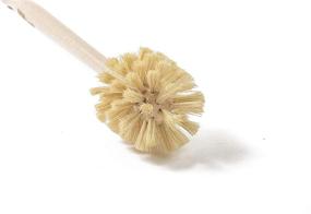 img 3 attached to 🧴 ELDR Supply Bottle Brush: 14in Extra Long German Beechwood Handle, Strong Hemp Bristles for Effective Cleaning of Wide Mouth Jars, Glasses, and Dishes