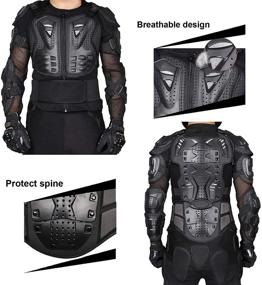 img 2 attached to Motorcycle Armor Protective Jacket Motocross