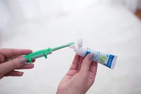 img 1 attached to Dr. Brown's Crocodile Toothbrush: 💚 Green Toddler and Baby Oral Care Essential