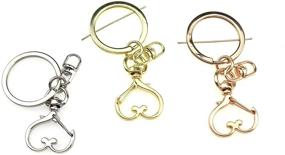 img 2 attached to Semetall Swivel Keychain Spring Colors Beading & Jewelry Making