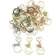 semetall swivel keychain spring colors beading & jewelry making logo