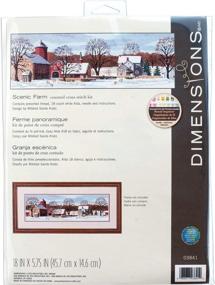 img 4 attached to Dimensions Counted Cross Stitch Kit Scenic