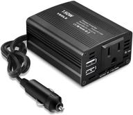 🔌 buywhat 150w power inverter - dc 12v to 110v ac converter car plug adapter outlet charger for laptop computer logo