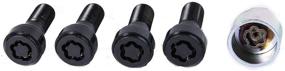 img 4 attached to 🔒 Cheriezing 36136792851 Anti-Theft Wheel Stud Bolt Locks 14x1.25MM with 1 Key - Compatible with E70 E71 F10 F30 F22 F32 G11 F01 F25 F26 F12 …