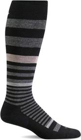 img 4 attached to 🧦 Sockwell Women's Orbital Stripe: Optimal Compression for Enhancing Leg Comfort