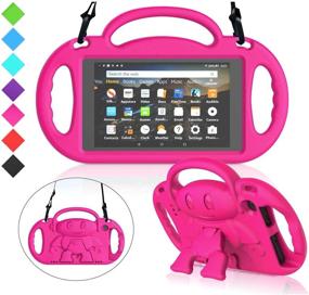 img 4 attached to MENZO Kids Case For All-New Fire 7 2019 Tablet Accessories