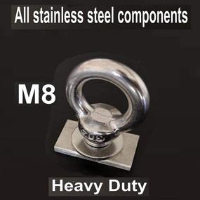 img 2 attached to Pmsanzay Heavy Duty Stainless Eyelet Anchoring