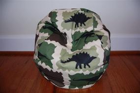 img 1 attached to Dinosaurs Camo Ahh Chair for Kids - Home Store