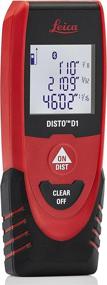 img 4 attached to 📏 Leica DISTO D1 Laser Distance Measure with Bluetooth 4.0, Black/Red - Measure up to 120ft