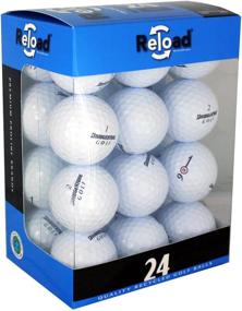 img 1 attached to 🏌️ Reload Recycled Golf Balls (24-Pack): Premium Bridgestone Golf Balls, White