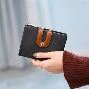 img 1 attached to Womens Wallets Ladies Bifold Compact Women's Handbags & Wallets for Wallets