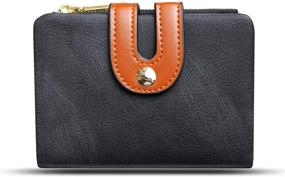 img 4 attached to Womens Wallets Ladies Bifold Compact Women's Handbags & Wallets for Wallets