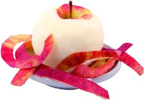 img 2 attached to 🍏 Efficient Microplane 2 in 1 Apple Corer & Peeler, Red: Simplify Your Apple Prep!