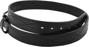 img 1 attached to Dapper Men's Accessories: Exquisite Dipped Leather with Fine Figure Stitching