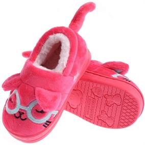 img 2 attached to 👦 Winter Toddler Outdoor Boys' XYLUIGI Slippers: Cozy and Stylish Footwear