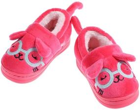 img 1 attached to 👦 Winter Toddler Outdoor Boys' XYLUIGI Slippers: Cozy and Stylish Footwear