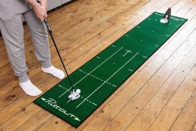 img 1 attached to 🏌️ Enhance Your Putting Skills with the PuttOut Pro Golf Putting Mat - 7.87ft x 1.64ft