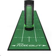 🏌️ enhance your putting skills with the puttout pro golf putting mat - 7.87ft x 1.64ft logo