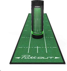 img 4 attached to 🏌️ Enhance Your Putting Skills with the PuttOut Pro Golf Putting Mat - 7.87ft x 1.64ft