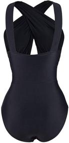 img 1 attached to Flaunt Your Curves with Snailify Women's Plus Size Swimsuits