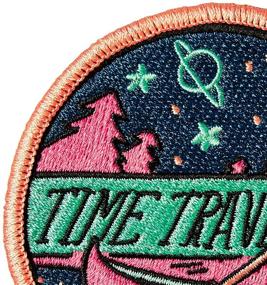 img 1 attached to 🏕️ O'Houlihans Time Traveler Patch - Hiking, Camping, Travel, Adventure Iron-on Patch