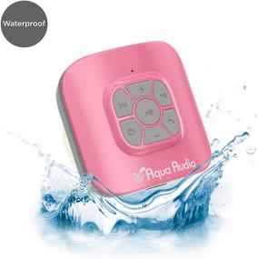 img 3 attached to Gideon Portable Waterproof Bluetooth Speaker With Suction Cup - 10 Hours Playtime/Built-In Mic (Pink)