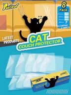 🐱 petotw cat furniture protector 8-pack - enhanced cat scratch deterrent for furniture, couch, sofa, door, walls, mattress, car seat logo