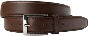 img 2 attached to 👔 Smart Men's Accessories: Uptown Tan Belt with Nickel Finish