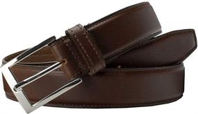 img 1 attached to 👔 Smart Men's Accessories: Uptown Tan Belt with Nickel Finish