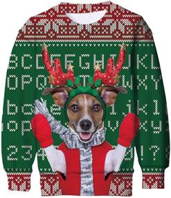 img 3 attached to 🎄 Festive and Trendy: Lovekider Christmas Sweater Sweatshirt for Boys' Stylish Hoodies & Sweatshirts