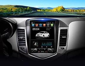 img 4 attached to Chevy Cruze Android 10 Car Stereo – 10.4inch Tesla Style IPS Touch Screen, GPS Navigation, CarPlay, Bluetooth, WiFi – Ideal for 2009-2015 2016 Limited Models – 4+64GB Storage - Free Rear Camera Included