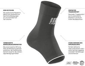 img 2 attached to 🦵 CEP Compression Ankle Sleeve - Unisex Support for Enhanced Performance