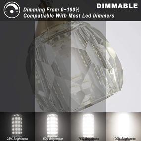 img 1 attached to 💡 Ziomitus No Flicker Dimmable G9 LED Bulbs - Daylight 6000K, Efficient Halogen Replacements (20W-30W)