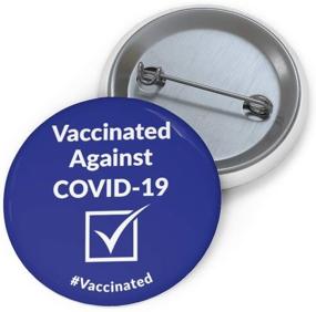 img 3 attached to COVID Vaccine Pin 5 Pack Vaccinated