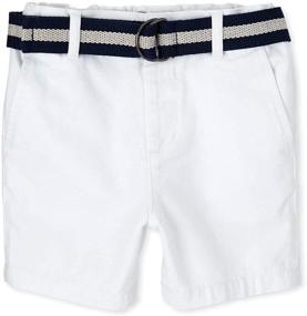 img 1 attached to 🩳 Stylish Desert-themed Boys' Belted Shorts at Children's Place - Perfect Addition to their Wardrobe!