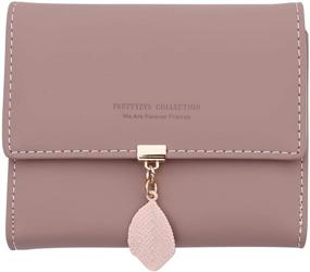 img 4 attached to 👛 Jastore Women's Clutch Wallet in Z Purple Leather – Stylish Handbag and Wallet Combo