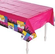 fun express plastic superhero tablecloth logo