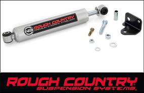 img 2 attached to 🚙 Rough Country N3 Steering Stabilizer for 2007-2018 Jeep Wrangler JK - Premium Damper, 8730630