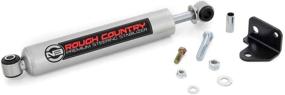 img 3 attached to 🚙 Rough Country N3 Steering Stabilizer for 2007-2018 Jeep Wrangler JK - Premium Damper, 8730630