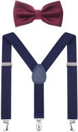 awaytr men suspenders bowtie set logo