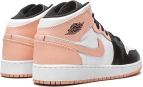 img 2 attached to Nike Air Jordan Arctic Orange White Sneakers