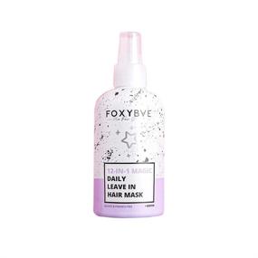 img 4 attached to 🦊 FoxyBae Magic Daily Leave In Hair Mask - 12-in-1 Blend for Dry Damaged Hair Growth - Anti-Frizz w/ Biotin, Argan Oil, Shea Butter - Sulfate-Free - Curly, Color Treated Hair (8 Fl OZ)