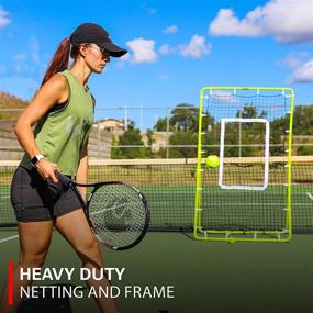 img 3 attached to 🎾 Enhance Your Tennis Skills with the Rukket Tennis Practice Rebounder Net - Versatile Portable Backboard for Indoor/Outdoor Training!