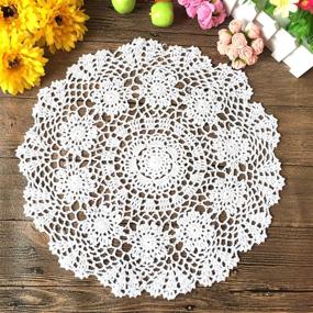 img 4 attached to 🧶 Elesa Miracle Handcrafted Crochet Placemats