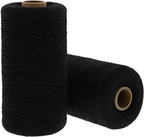 img 3 attached to 🧶 Premium Weaving Thread: Cotton Rug Yarn for Lap Loom Warp, Cricket Loom Shuttle, Crochet Yarn (1 Yarn)