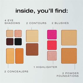 img 3 attached to Discover Your Flawless Look with Woosh Beauty 🎨 Fold Out Face Full Face Palette #2 in Medium-Light