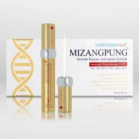 img 1 attached to 💪 Amber Lash Boost Growth Serum by MizangPung - 100% Natural Lash & Eyebrow Enhancer for Long, Luscious Lashes and Eyebrows (7ML)